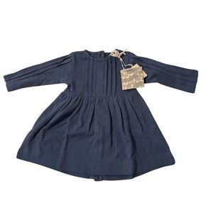 Kate Quinn Moonlight Blue Long Sleeve Ruby Dress 3-6 Months